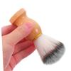 VALICLUD 2pcs Men's Soft Bristle Goat Hair Shaving Brush for Gentle Skin Travel Beard Brush for Beard Men view 3