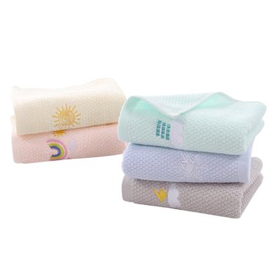 Ipetboom 5pcs Cotton Towel Absorbent Face Cloths for Boys and Girls Adults Hand Towels for Kitchen Dorm for Shower Birthday Holiday