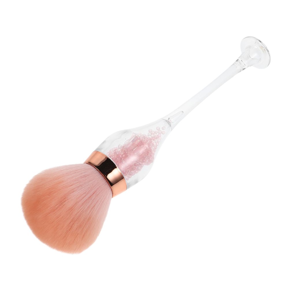 LOLIPPYY Nail Dust Brush for Easy Cleaning Large Soft Bristles for Makeup and Manicure Elegant Design for Stylish Nail Art Tools Portable Dust for Salon and Home Use