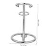 OUNONA Bathroom Holder Metal Shaving Brush Stand Multi-use Organizer for Toothbrush and Makeup Brushes Space-saving Design for Countertop Storage and Tidy Arrangement view 2