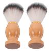 Baluue 2pcs Beard Brush Shaving Brush Gentle Soft Bristle Men's for Wet Shaving and Facial Cleaning view 1