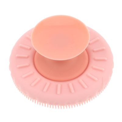 DEARMAMY Silicone Face Exfoliating Brush Dual Purpose Handheld Cleansing Scrubber Soft Bristle for Deep Cleaning Portable Skin Care Tool for All Skin Types