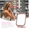GALPADA Compact Tabletop Magnifying Mirror Double-Sided Makeup Mirror for Home Desk Bathroom Travel view 4