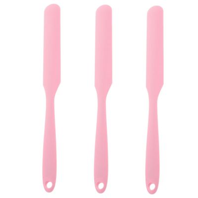 VALICLUD 3pcs Non-Stick Silicone Waxing Spatulas for Hair Removal Reusable Wax Applicator Sticks Large Hard Wax Rods for Body Use for Home Salon