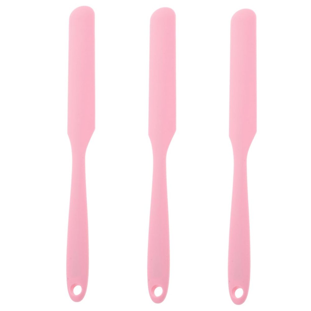 VALICLUD 3pcs Non-Stick Silicone Waxing Spatulas for Hair Removal Reusable Wax Applicator Sticks Large Hard Wax Rods for Body Use for Home Salon