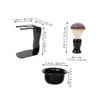 NIYANGLE 1set Beard Grooming Kit Set Shaving Brush Foaming Bowl and Stand for Men Beard Care Tools for Deep Cleansing and Expert Grooming Travel view 2