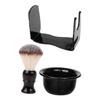 DEARMAMY 1set Men Beard Grooming Kit Beard Brush Shaving Bowl Professional Shaving Home Travel Gentle view 1