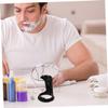 MERRYHAPY 2pcs Beard Brush for Men Shaving Brush Drying Rack Kit for Shaver Equipment Storage Organizer Beauty Supply Plastic Holder view 4