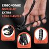 BEZOX Toenail Clippers for Seniors  Upgraded Long Handled Curved Head Toe Nail Clippers for Thick Nails for Elderly - Black view 4