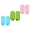 PartyKindom 3pairs Moisturizing Foot Socks Gel-Infused Spa Socks for Dry Cracked Feet Care Green for Overnight Use and Daily Hydration view 1