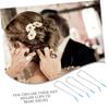GALPADA 20pcs U-shaped Hot Roller Clips for Hair Curlers Electric Curling Replacement Clips Easy to Use for Hair Styling and Perms Compatible Hot Roller view 3
