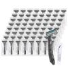 Lilingsty Disposable Razors Bulk, Gray Razors Individually Wrapped Bulk, With Shaving Cream For Hotels, Shelters, Homeless, Nursing Homes, Charities, Churches (60-PACK) view 1