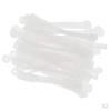100pcs Elastic Cold Perm Salon Hair Roller Hair Styling Sticks Rubber Band view 1