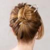3PCS Metal U Shape French Hair Pins for Women, Cute Wavy Twist Hair Forks for Long Hair, Medium Silver Gold Hairpins, Hair Stick Twist Hair Tool for Women Styling Accessories view 4