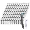 Lilingsty Disposable Razors Bulk, Gray Razors Individually Wrapped Bulk, With Shaving Cream For Hotels, Shelters, Homeless, Nursing Homes, Charities, Churches (100-PACK) view 1