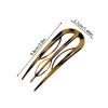 5PCS French Hair Clips, U Shaped French Hair Pins, Large Styling Pins for Thin Thick Hair, No Slip Hair Fork, French Pin, French Twist Clips For Women Girls view 2