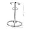 minkissy Bathroom Razor Holder Stand Metal Shaving Brush Razor Organizer Space-efficient Storage Rack view 2