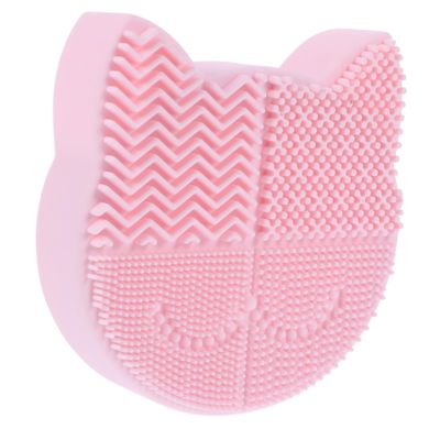 VINTORKY Silicone Makeup Brush Cleaning Mat Drying Holder Versatile Makeup Brush Cleaner Cushion for Cosmetic Cleaning and Storage for Home Travel Use