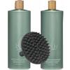 Agave Smoothing Shampoo & Conditioner 1 Liter Duo Set + M Hair Designs Scalp Brush  Frizz Control, Hydrating Hair Care for Soft, Smooth, Shiny Hair view 1