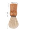CALLARON Men Beard Shaving Brush Badger Bristle Shaving Brush Wooden Handle for Smooth Efficient Shave view 2