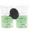 Elements Renewing Shampoo & Conditioner 1 Liter Pouch Duo Set + M Hair Designs Scalp Brush - for Healthy, Repairing, Revitalized, Nourishing Hair view 1
