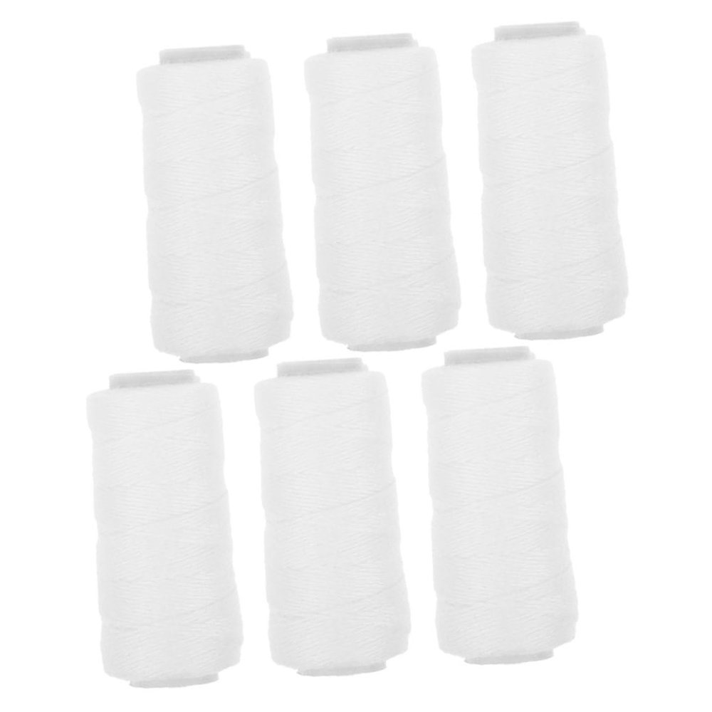 LIFKOME 6rolls Cotton Facial Hair Removal Threading String Precision Eyebrow and Facial Hair Plucker for Lip and Eyebrow Removal Easy to Use and Gentle Skin