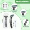 Lilingsty Disposable Razors Bulk, Gray Razors Individually Wrapped Bulk, With Shaving Cream For Hotels, Shelters, Homeless, Nursing Homes, Charities, Churches (30-PACK) view 2