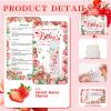 30 Pack Strawberry Baby Shower Games Lip Balms Bulk Games Prizes Party Gifts for Guests Friends Gender Reveal Favors Decorations Souvenirs, Baby Shower, Valentine's Gift Bags Stuffers(Strawberry) view 3