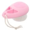 BAZEITFLOW Manual Facial Scrubber Double-Sided Silicone Face Brush Exfoliator Gentle for Skin Types view 1