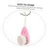BAZEITFLOW Manual Facial Scrubber Double-Sided Silicone Face Brush Exfoliator Gentle for Skin Types view 3