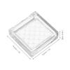 ERINGOGO 2pcs Transparent Makeup Palette Empty Refillable Container for Eyeshadow Blush and Lipstick Portable Travel Makeup Versatile and Durable Design for Enthusiasts view 2