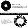 3PCS Bird Nest Magic Hair Clip,Birds Nest Hair Clips for Women,Hair Bun Maker Ponytail Holders for Thick Thin Hair view 2
