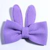 10Pcs 10CM New Rabbit Ears Shape Hair Bows Artifical Fabric Made Boutique Hair Bow For Women Friend (10Pcs Coral, With No Clip) view 2