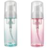 2oz Foam Pump Bottle - Travel Size Leak-Proof Mousse Containers, Plastic Clear Refillable Foaming Soap Dispenser for Hand Wash, Shampoo, Lash Cleanser | Portable & Rich Foam (2-Pack) view 1