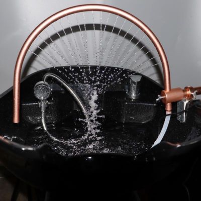 Massage Basin Faucet Water Circulation Rack for Hair Salon Spa Therapy - 180 Arc Design for Head Spa and Relaxation