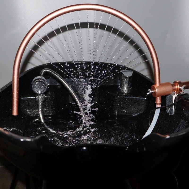 Massage Basin Faucet Water Circulation Rack for Hair Salon Spa Therapy - 180 Arc Design for Head Spa and Relaxation