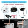 Massage Basin Faucet Water Circulation Rack for Hair Salon Spa Therapy - 180 Arc Design for Head Spa and Relaxation view 4