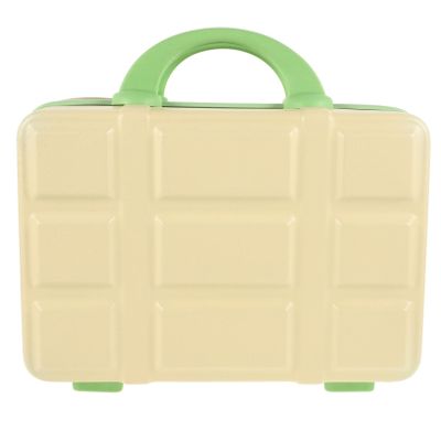 BESPORTBLE Small Makeup Suitcase Portable Mini Makeup Organizer for Travel Stylish and Cosmetic Case for Women Jewelry and Accessories Storage