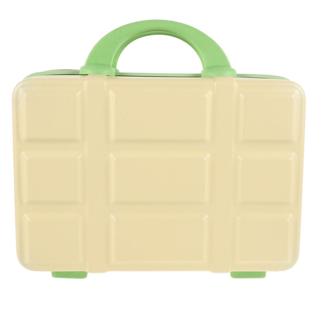BESPORTBLE Small Makeup Suitcase Portable Mini Makeup Organizer for Travel Stylish and Cosmetic Case for Women Jewelry and Accessories Storage