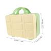 BESPORTBLE Small Makeup Suitcase Portable Mini Makeup Organizer for Travel Stylish and Cosmetic Case for Women Jewelry and Accessories Storage view 2