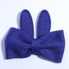 10Pcs 10CM Bunny Ear Hair Bow Clips Artifical Fabric Made Boutique Hair Bow For Women Friend (10Pcs Yellow, With Clip) view 3
