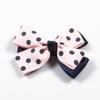 10Pcs 3" Double Grosgrain Dot Flower Bows Organza Hair Bows For Hair Accessories (10Pcs- H, With No Clip) view 1