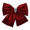 SIDUFHAOPKLL Hairpin Female Back of The Hair Decoration Silk Satin Diamond Hairpin Top Clip Cross Clip Ponytail view 1