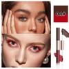 BINGBRUSH Colored Mascara Smudge-Proof, Long-Lasting, Volumizing & Lengthening,Red Burgundy Mascara Waterproof Eye Makeup for Party & Daily Looks (04#-Brown&Red, 1 Count (Pack of 1)) view 2