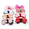 10Pcs Polka Dot Hair Bows With Clip,3 Inch Double Layer Grosgrain Ribbon For Hair Accessories (10Pcs- E, With No Clip) view 3