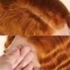 Ginger Wig Human Hair 13x6 Ginger Orange Deep Curly Lace Wig Human Hair Ginger Lace Front Wigs Human hair 200% Density ginger Deep Wave Frontal Wigs For Black Women Pre Plucked With Baby Hair 26 Inch view 3