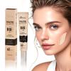O'CHEAL BB Cream with SPF 50+ | Full Coverage Tinted Moisturizer with Buildable Concealer Powder Foundation, Oil-Free, Hydrating & Matte Finish | Vegan, Cruelty-Free, for All Skin Types(Ivory) view 1