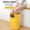 30 L Large Collapsible Foot Bath Soak Tub Portable Foot Soaking Tub with Handle and Bag Tall Bucket for Spas Deep Calf Soaking (Yellow, S(socks)) view 4