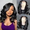 13x4 HD Lace Front Wigs Human Hair Pre Plucked Bob Wig Human Hair 180 Density Body Wave Lace Frontal Glueless Wigs Human Hair 14 Inch Short Bob Wig for Black Women Natural Color view 1