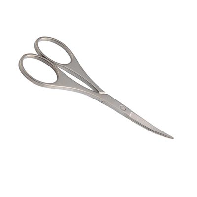 Gogogmee 1pc Safety Stainless Steel Eyebrow Scissors Nose Hair Trimmer Precision Nose Hair Scissors